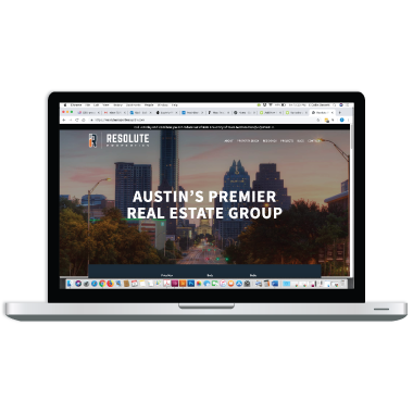Resolute Properties Austin Website Design