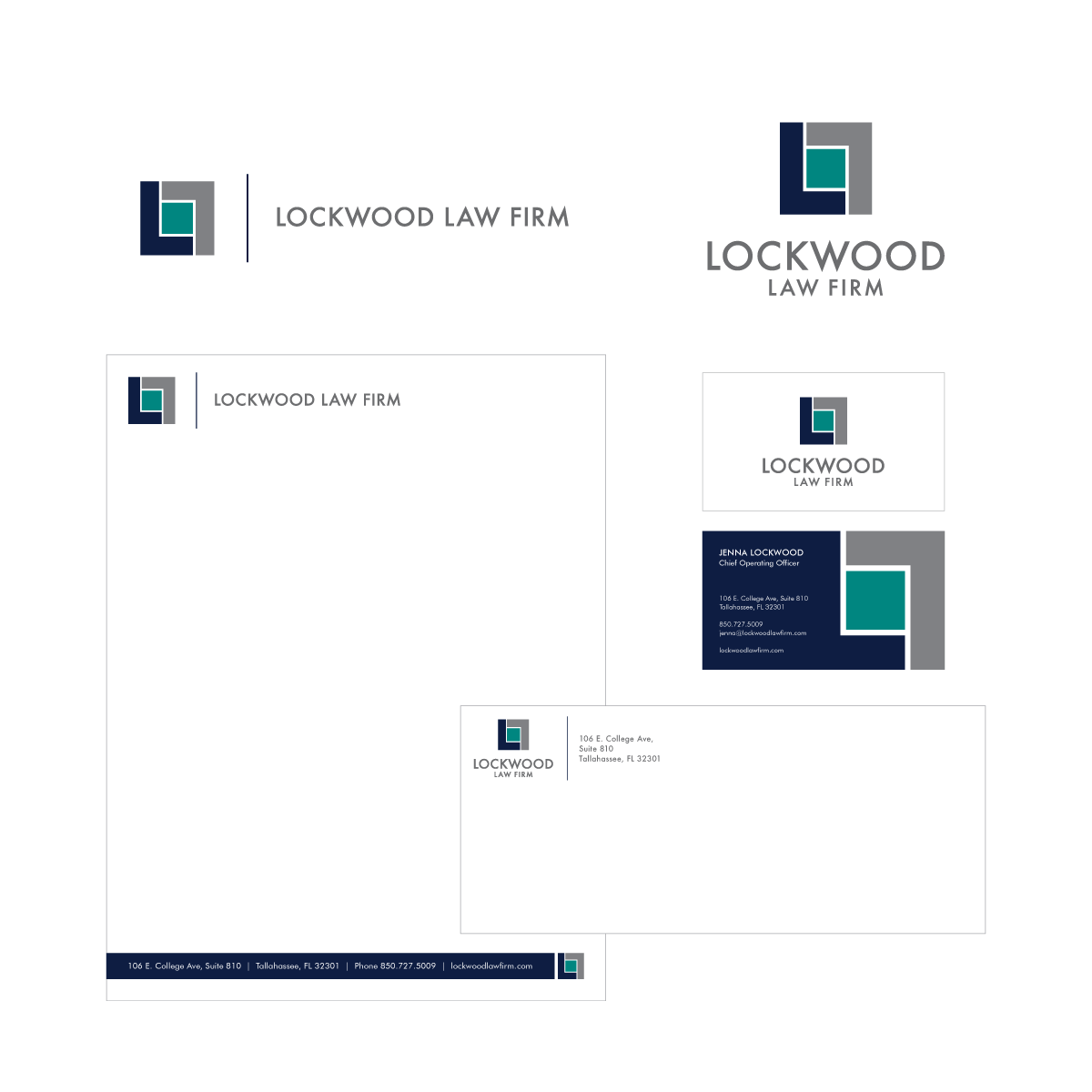 Lockwood Law Firm<br />
Logo & Letterhead Design