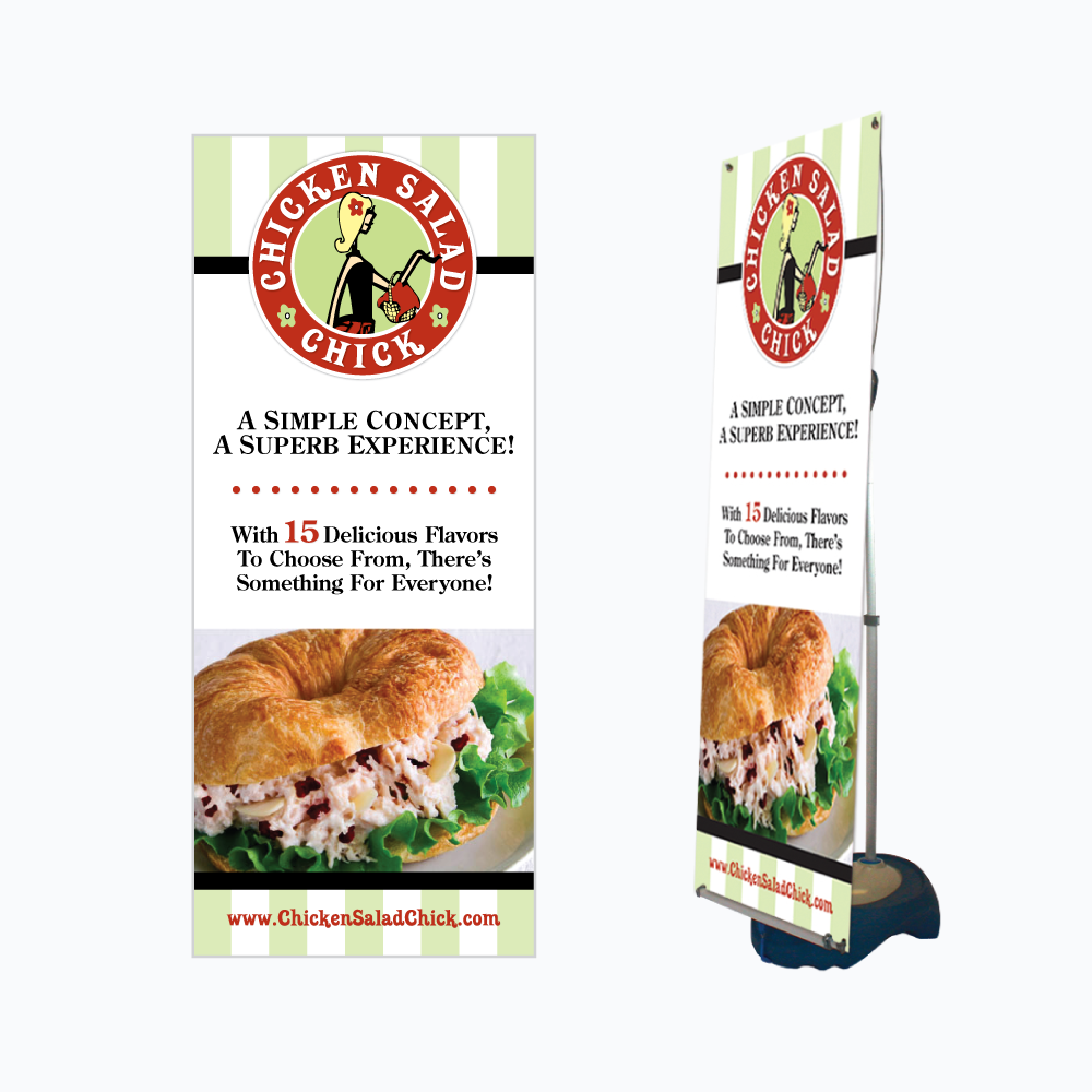 Chicken Salad Chick Pop-Up Display Design