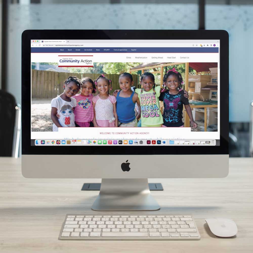 Capital Area Community Action Agency Website Design