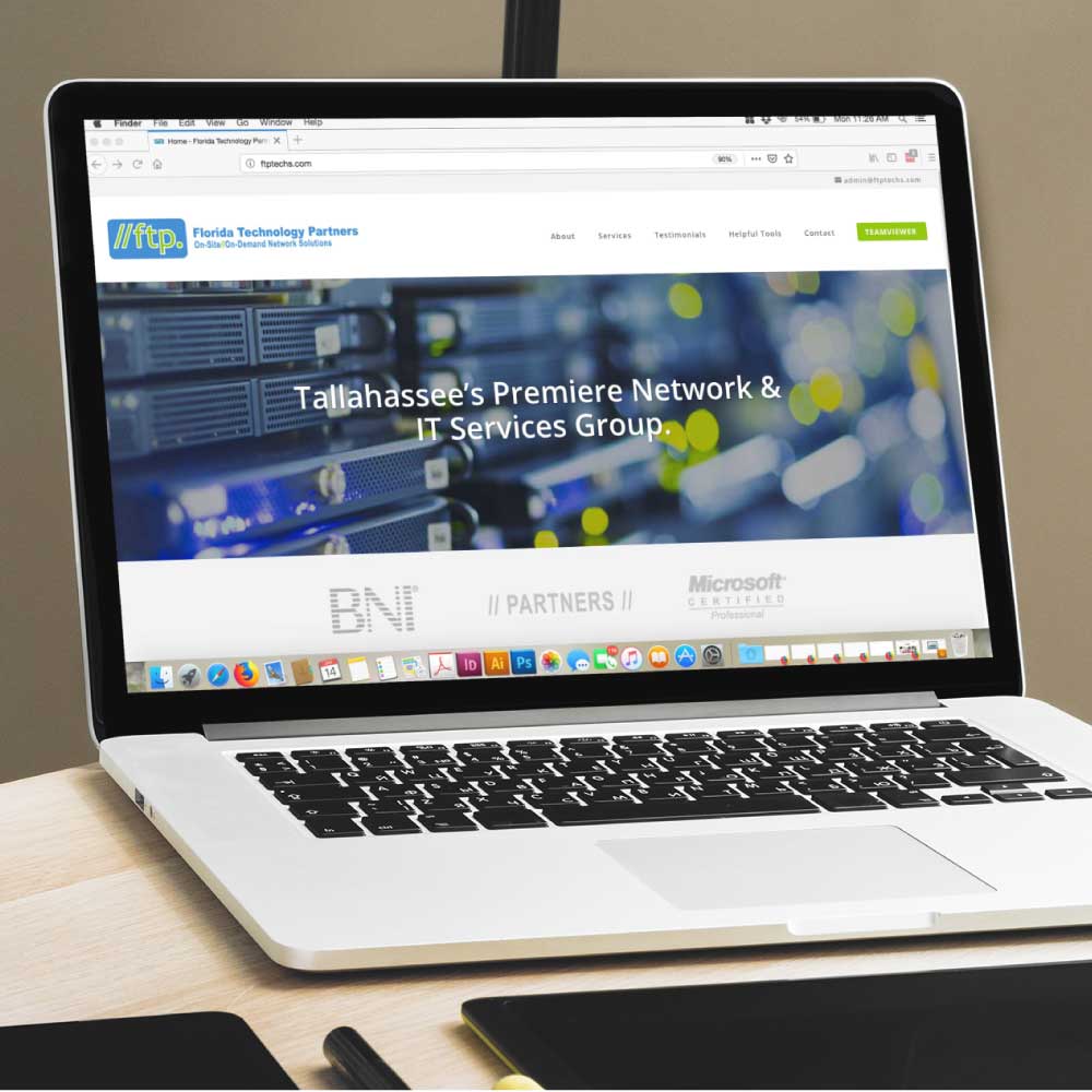Florida Technology Partners Website Homepage Design