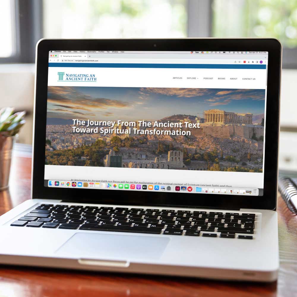 Navigating An Ancient Faith Website Design