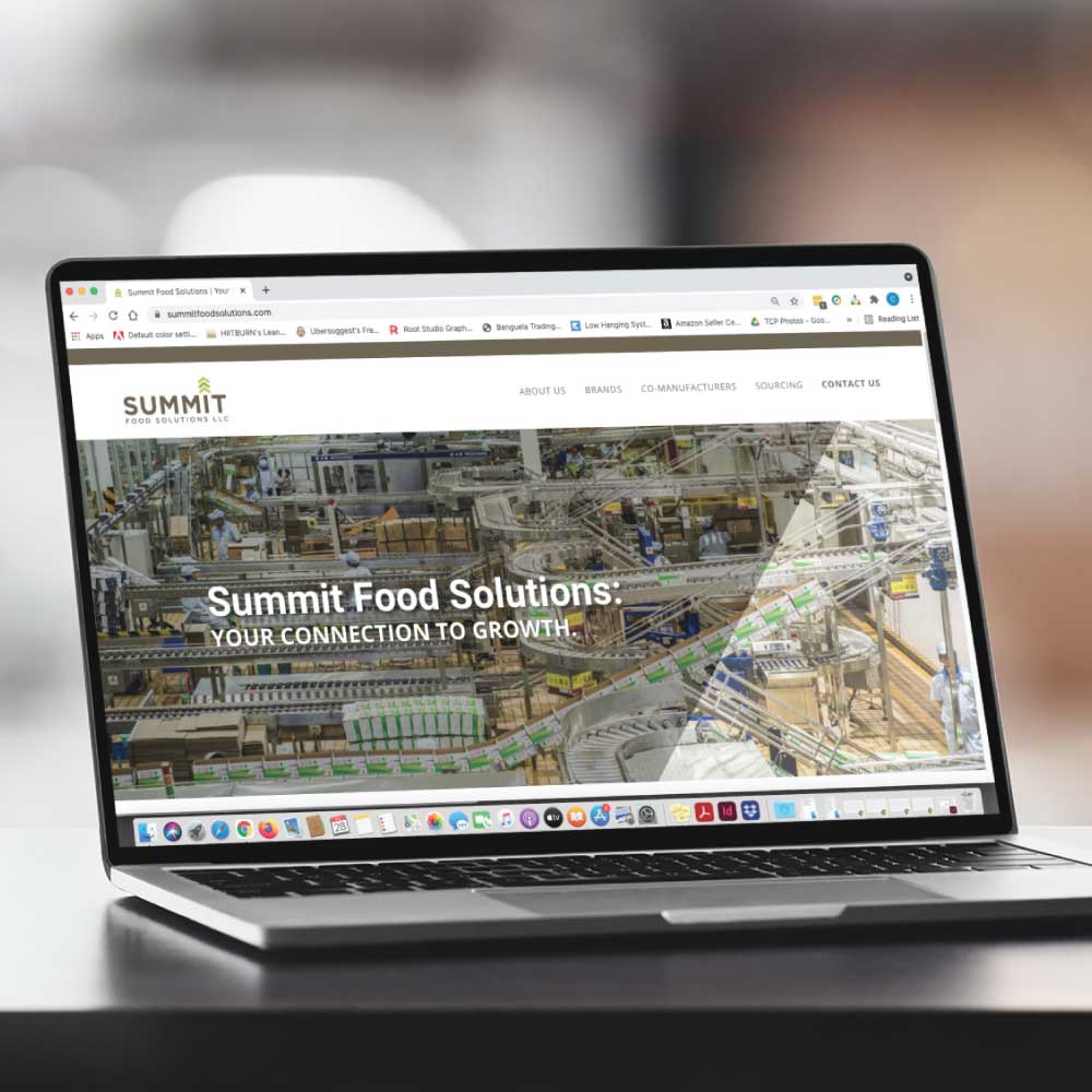 Summit Food Solutions Website Design
